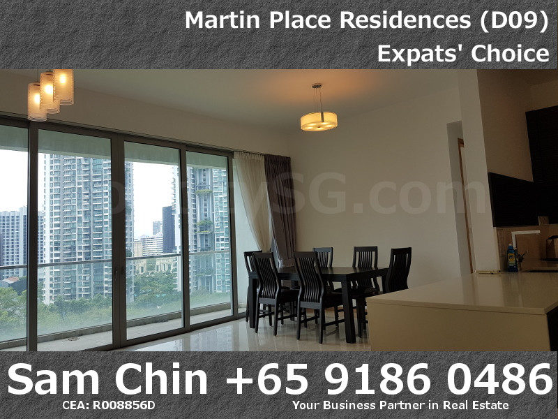 Martin Place Residences – 2 Bedroom – L – S08 – Dining and Living – 2