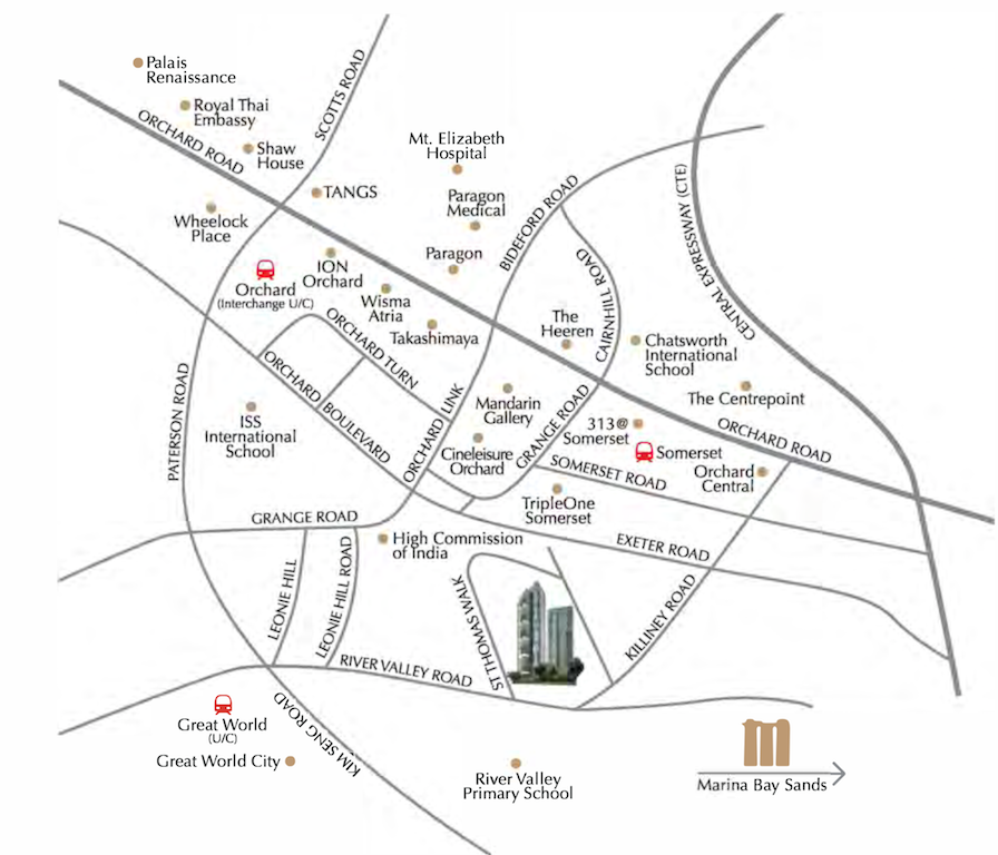 8 St Thomas - Location Map