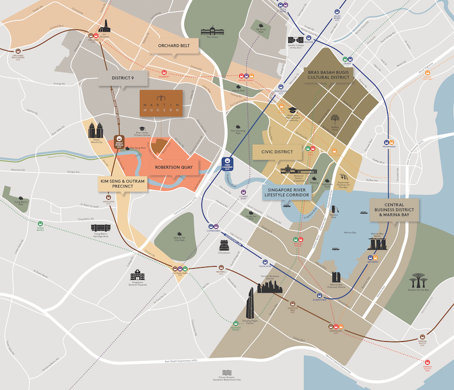 Martin Modern - Location Map