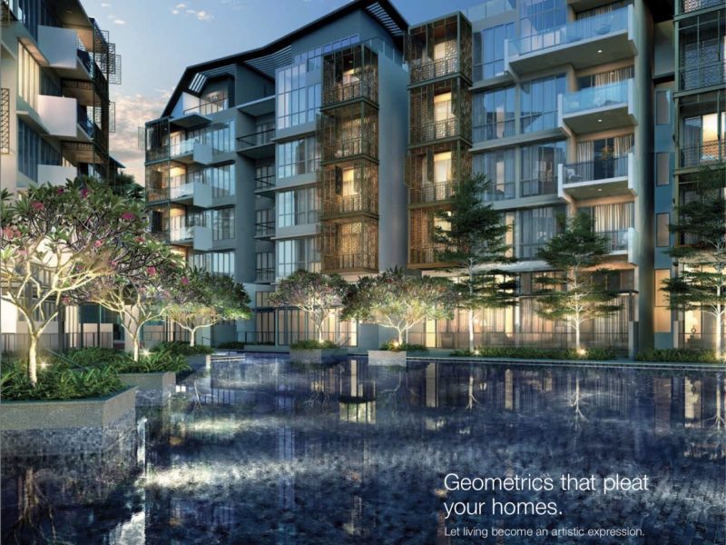 Mon Jervois – Pool and Facade – Artist Impression