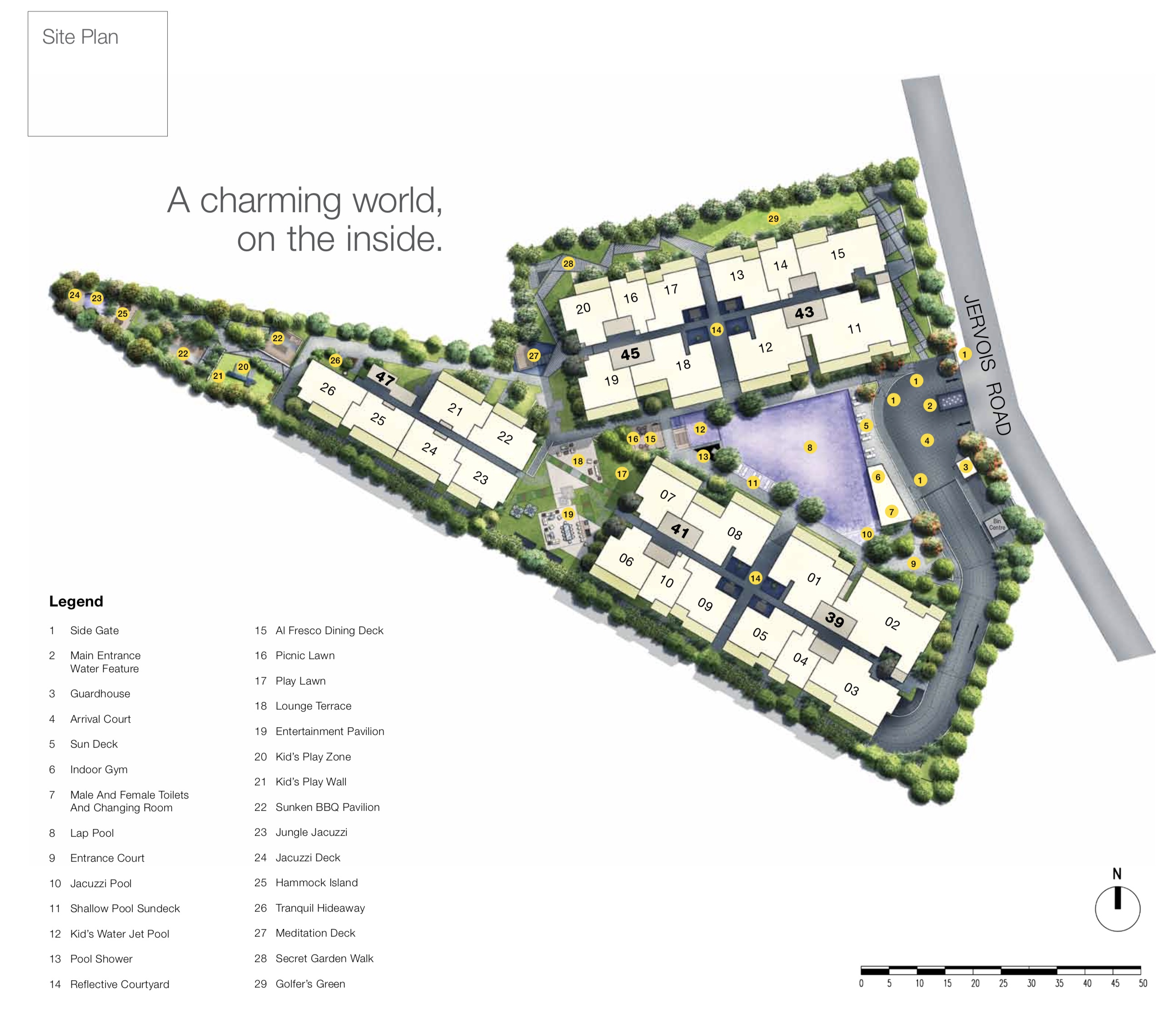 Mon Jervois - Site Plan