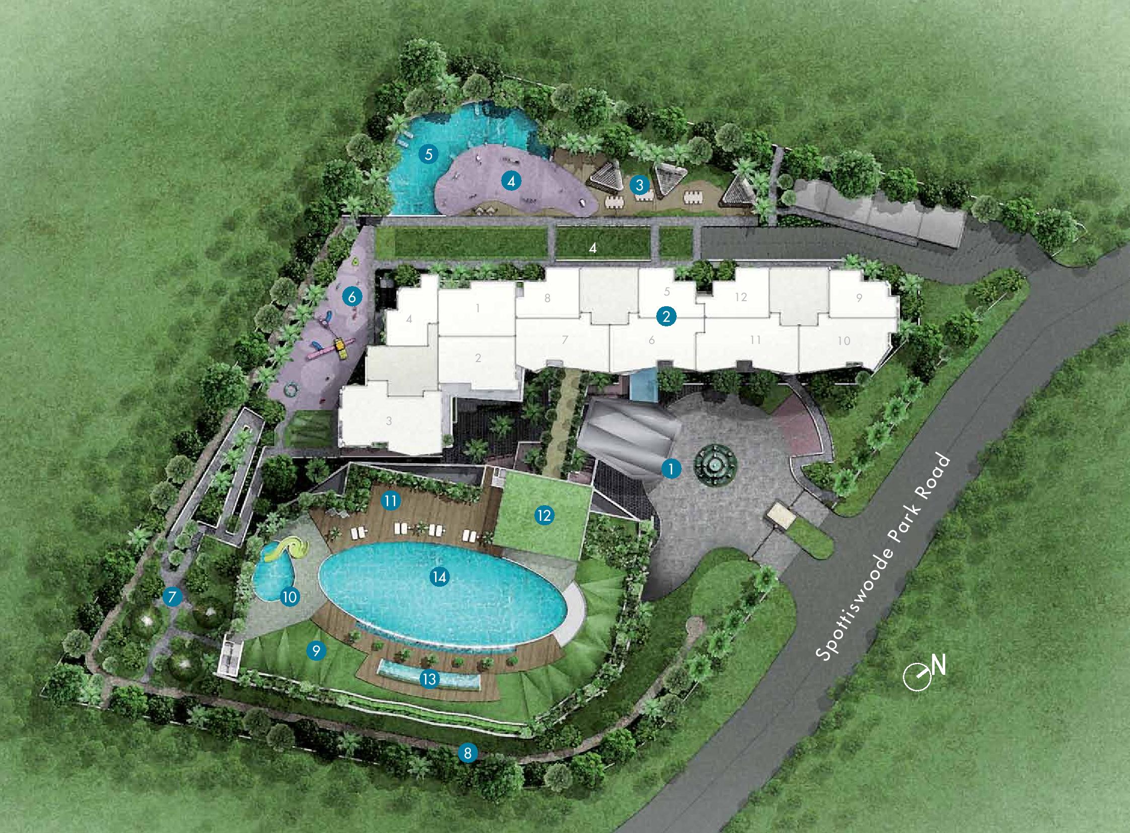 Spottiswoode Residences - Site Map